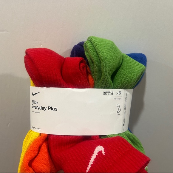 Nike, Everyday Plus, 6 Pack, Ankle Socks, Multicolor - Picture 8 of 12